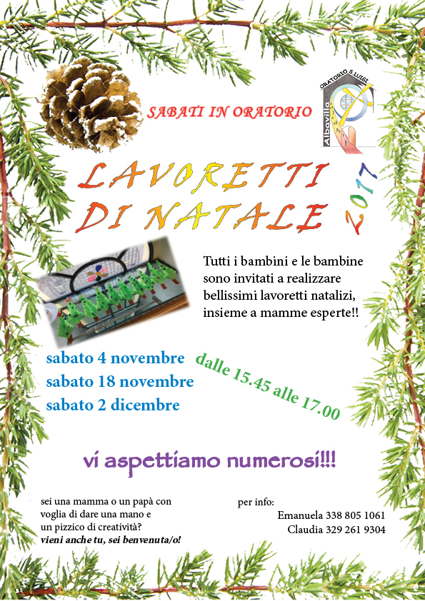 Lavoretti Natale 2017
