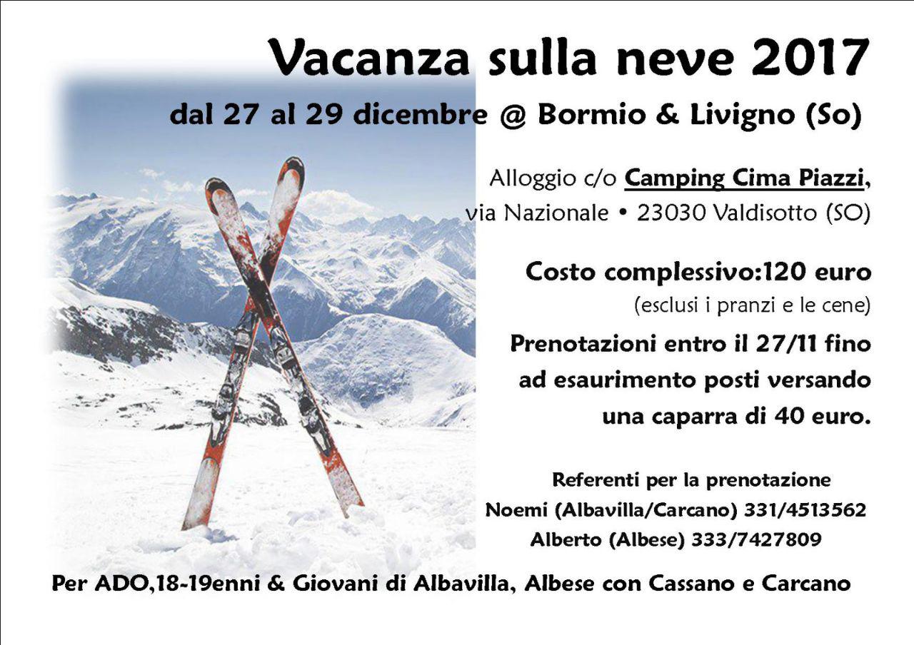 vacanza invernale 2017