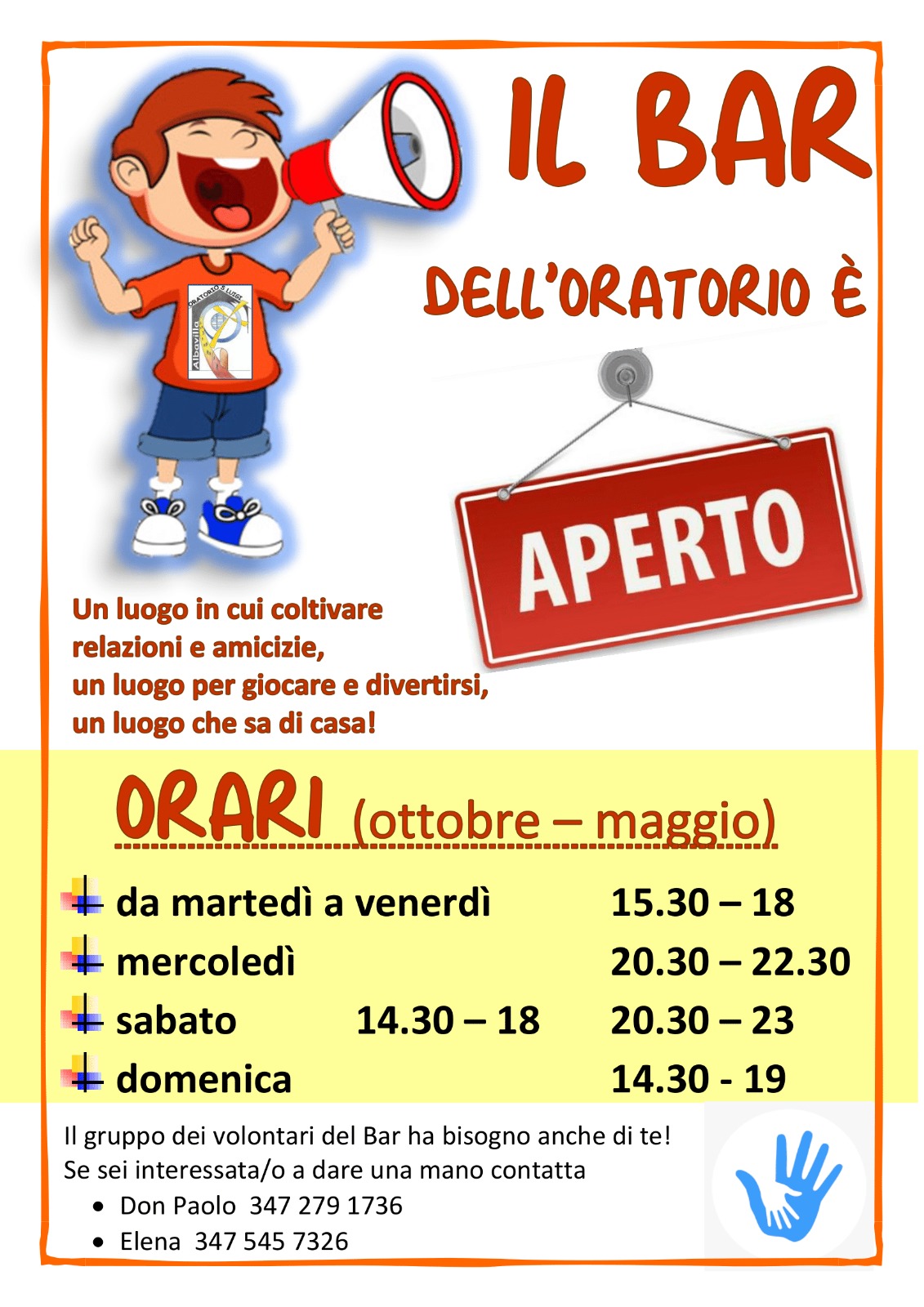 bar domenica 8 maggio 2022