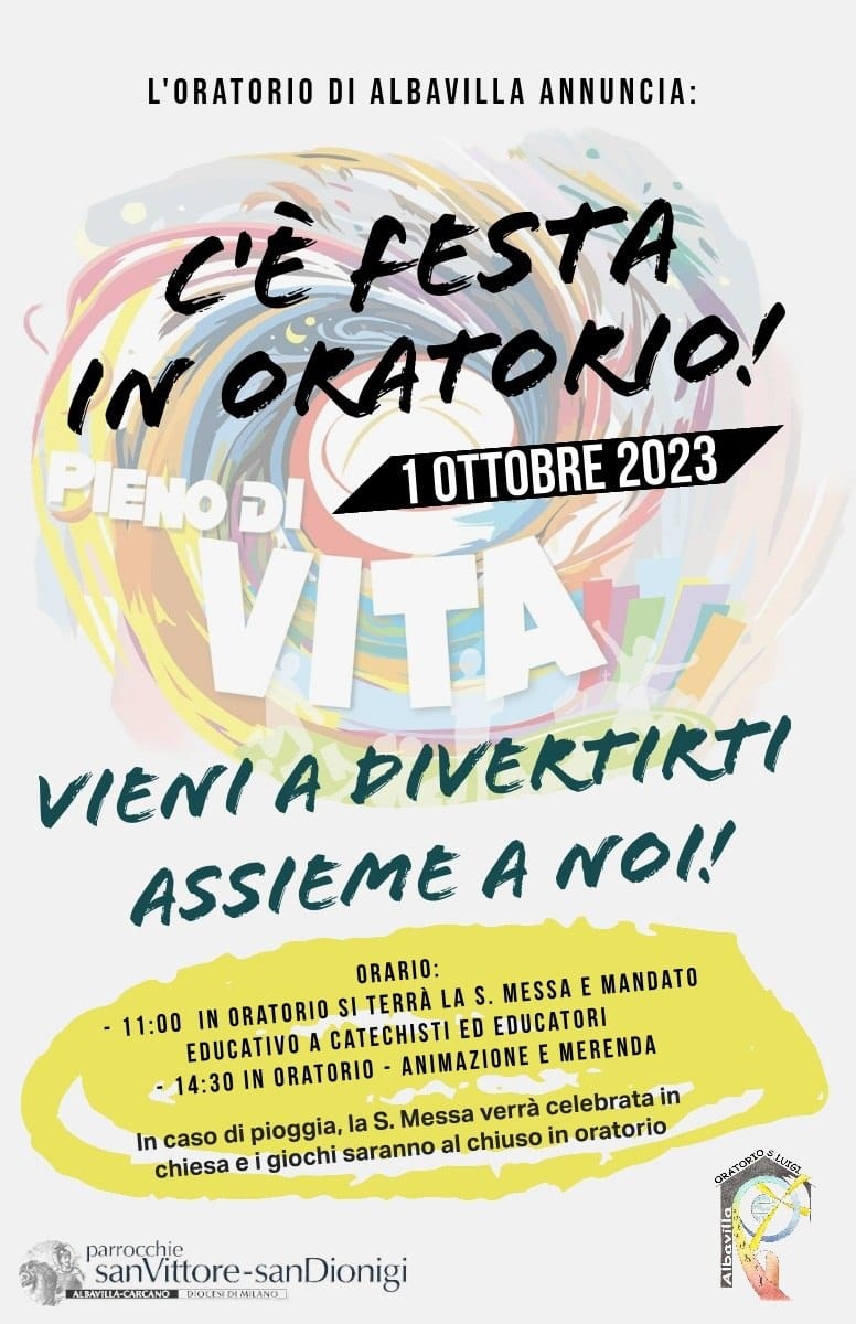 festa oratorio 2023