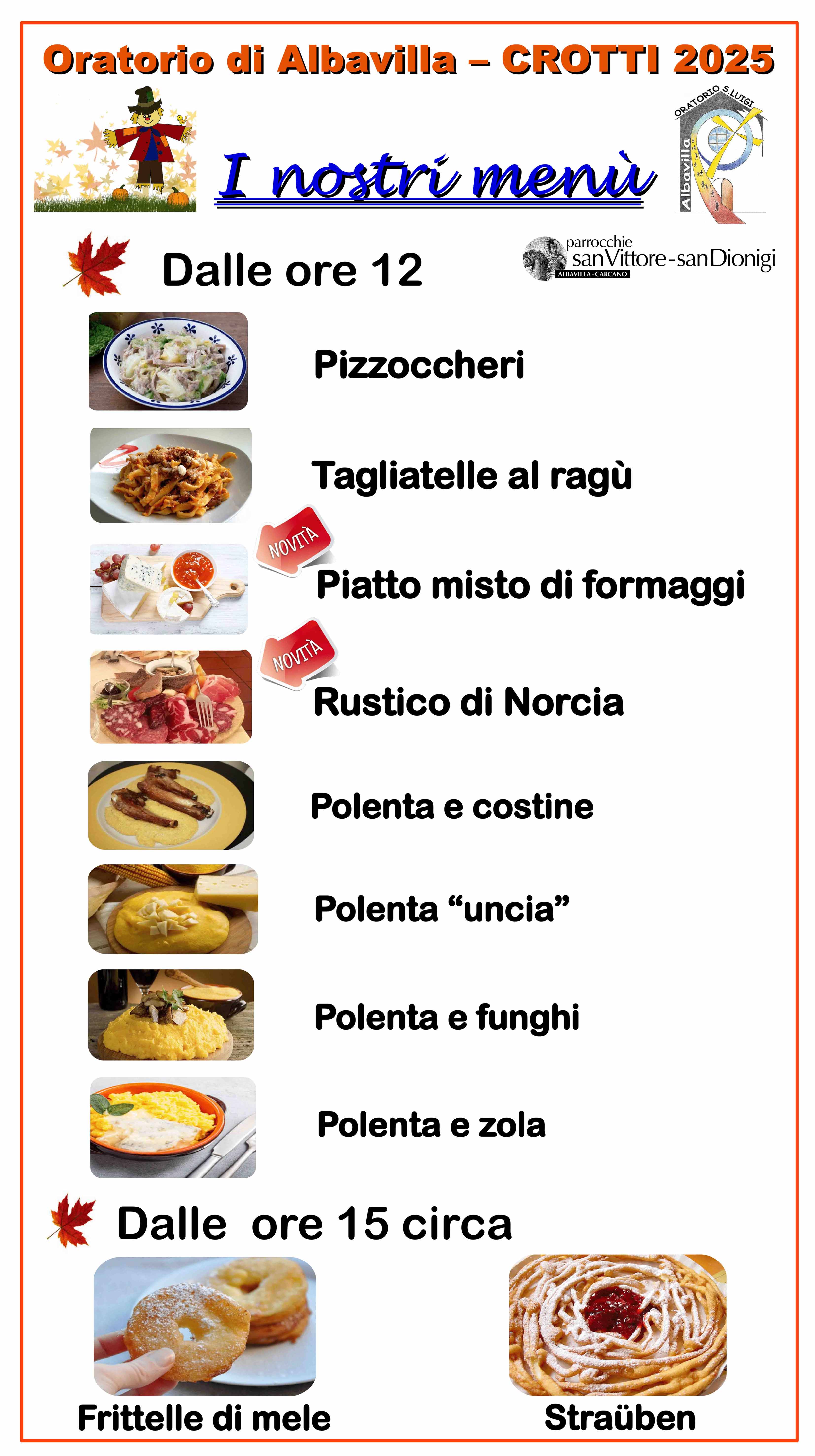 crotti 2025 menu